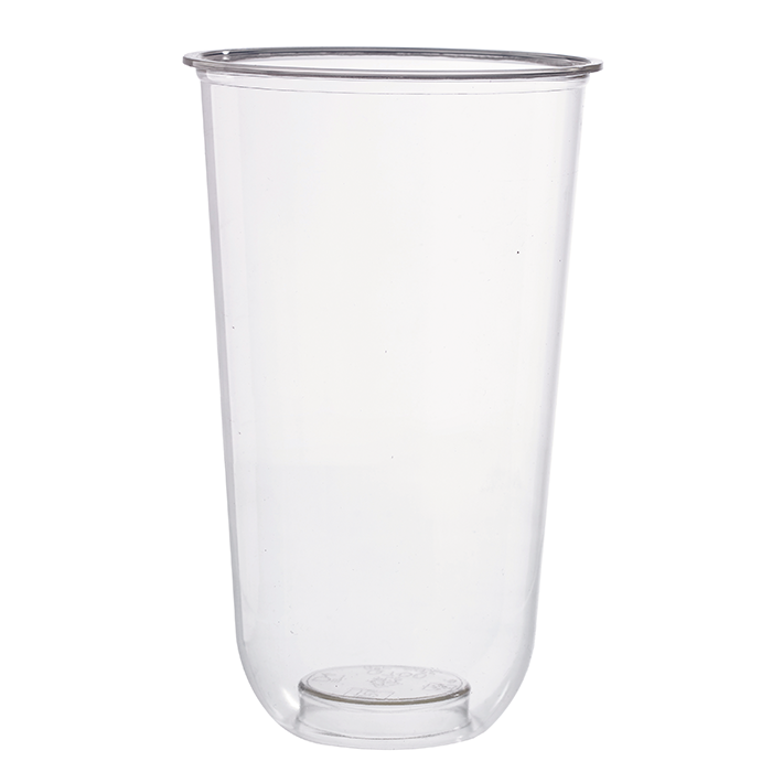 Vaso de postre de plástico PLA transparente 720ml A156mm - 1000Uds
