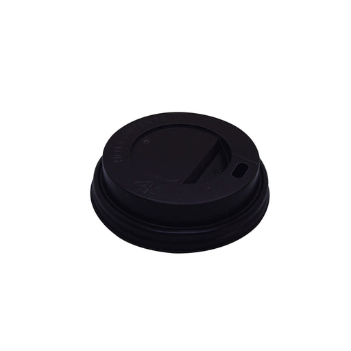Tapa cúpula marrón de PS con pico vertedor Ø80mm - 1000Uds