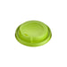 Tapa cúpula verde de PS con pico vertedor Ø90mm - 1000Uds