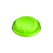 Tapa cúpula verde de PS con pico vertedor Ø90mm - 1000Uds