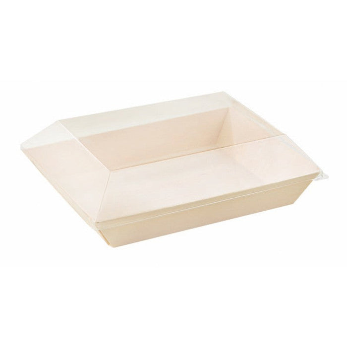 Bandeja de madera rectangular Samouraï 180x130mm A29mm - 100Uds