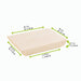 Bandeja de madera rectangular Samouraï 180x130mm A29mm - 100Uds