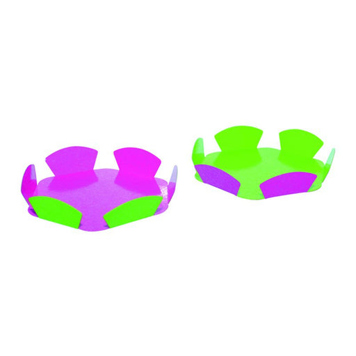 Base de cartón doble cara Verde / Rosa 80mm - 200Uds