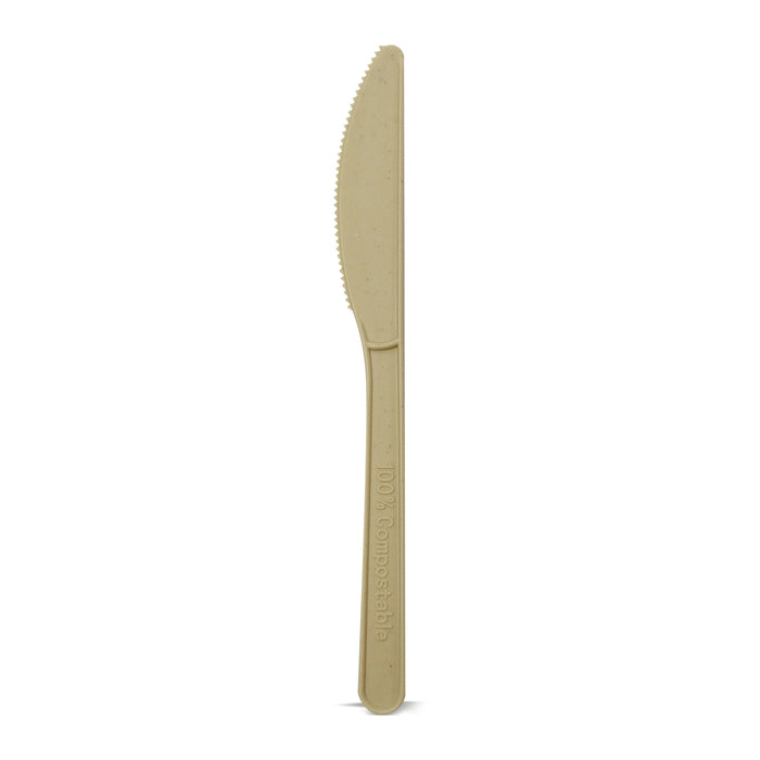 Cuchillo de bambú & CPLA A157mm - 1000Uds