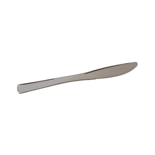 Cuchillo en PS color plateado 199mm - 1000Uds
