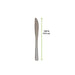 Cuchillo en PS color plateado 199mm - 1000Uds