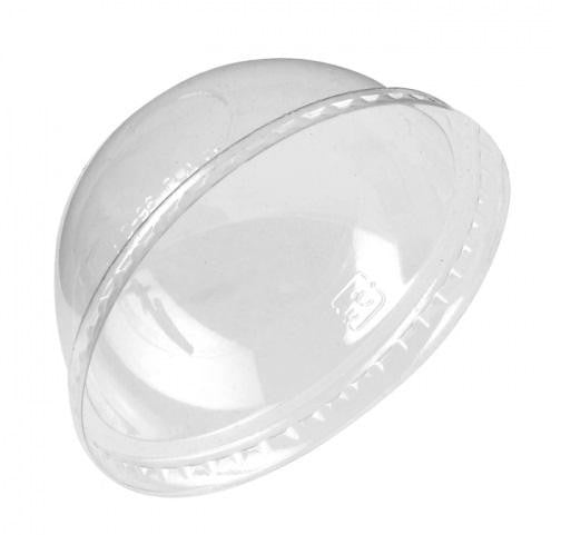 Tapa cúpula de PLA transparente sin agujero Ø96mm - 1000Uds