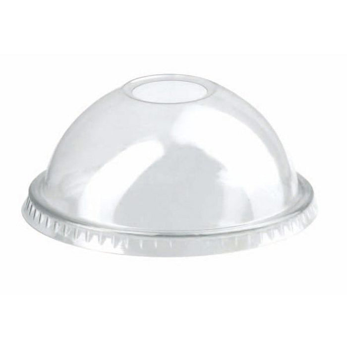 Tapa cúpula transparente de plástico con agujero H35mm - 1000Uds