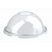 Tapa PET transparente cúpula con agujero Ø74mm - 1000Uds