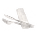 Kit 3/1 cubiertos transparentes 180mm Lux - 250Uds