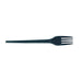 Tenedor de plástico negro LUX 180mm - 1000Uds