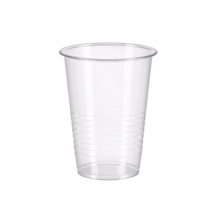 Vaso de postre de plástico PLA transparente 160ml A65mm - 2000Uds