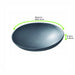 Mini plato de bambu negro Ø60mm - 144Uds