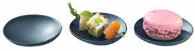 Mini plato de bambu negro Ø60mm - 144Uds
