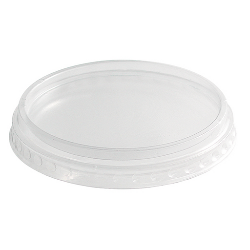 Tapa plana de plástico transparente para 210COUP125 Ø95mm - 1000Uds