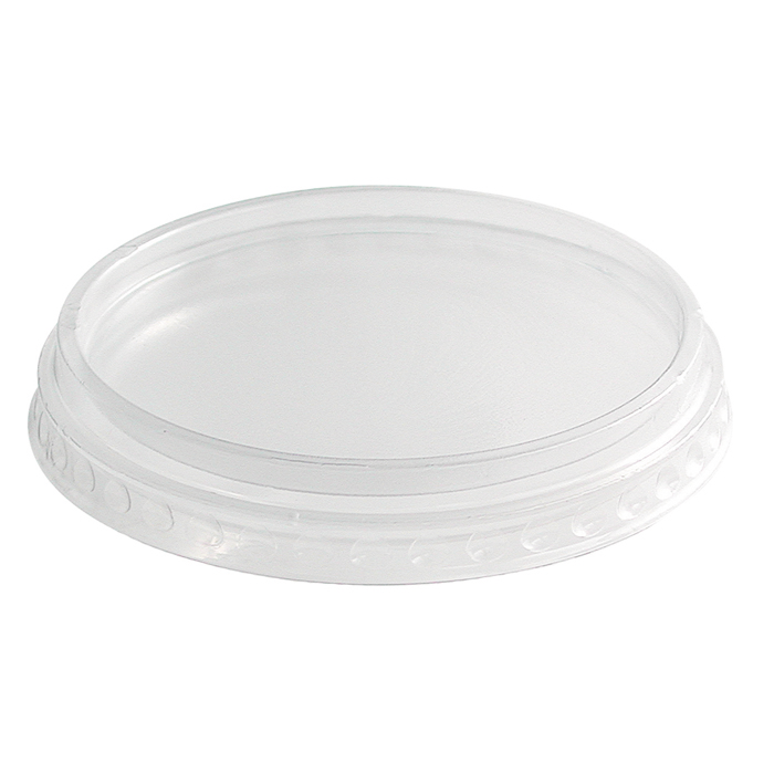 Tapa plana de plástico transparente para 210COUP125 Ø95mm - 1000Uds