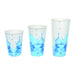Vaso de cartón blanco para bebida fría Decoración Splash 450ml A133mm - 1000Uds