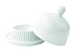 Mini campana de porcelana blanca A80mm - 24Uds