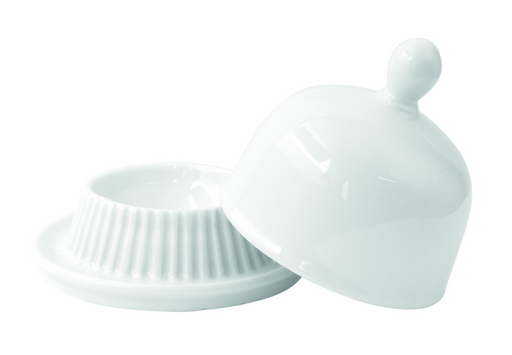 Mini campana de porcelana blanca A80mm - 24Uds
