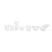 Vaso transparente "Pia" en PS H58mm 30ml - 300Uds