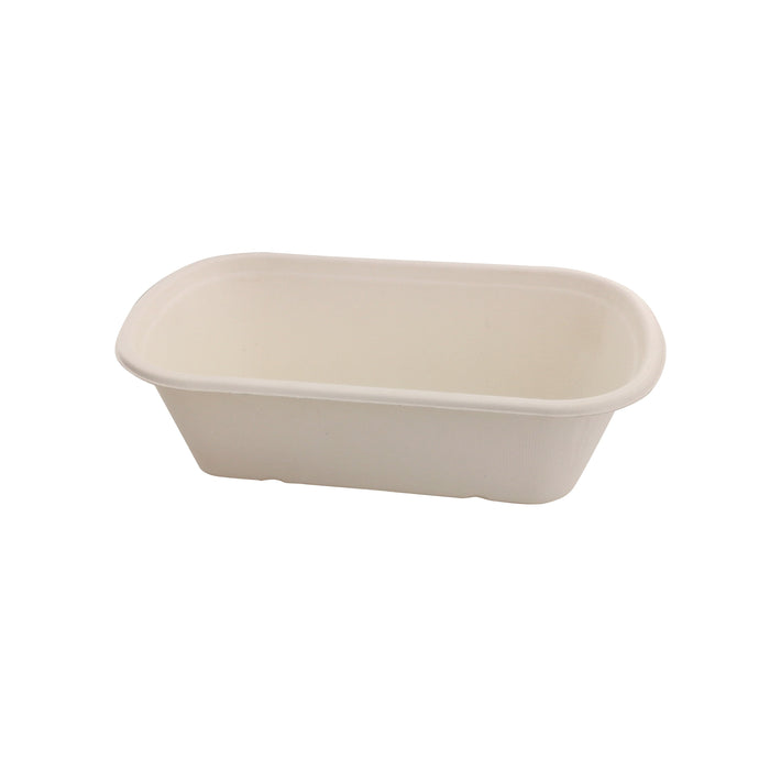 Ensaladera rectangular de pulpa 750ml 229x134mm A44mm - 250Uds