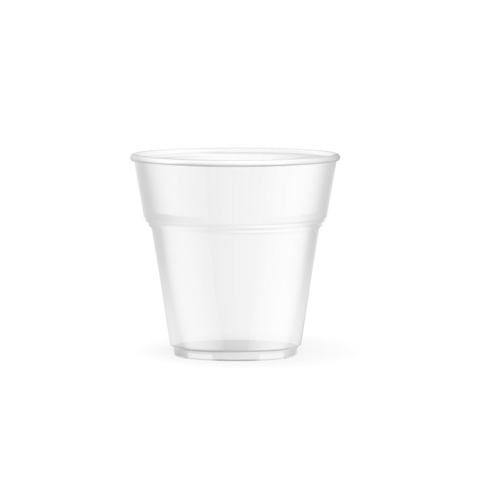 Vaso de postre de plástico PLA transparente 160ml A68mm - 1500Uds