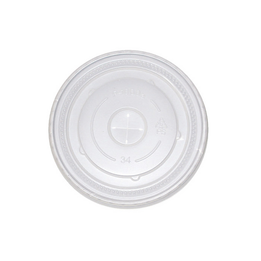 Tapa cúpula transparente de PS con pico vertedor Ø90mm - 1000Uds