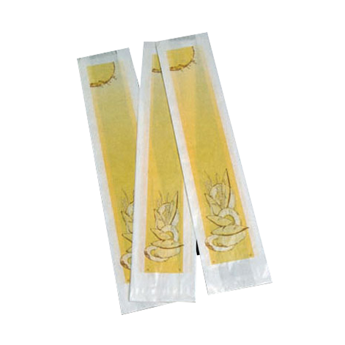 Bolsa de papel decorada para Pan 100x50mm A380mm - 1000Uds