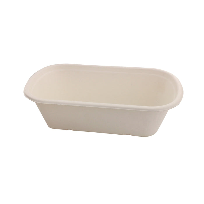 Ensaladera rectangular de pulpa 750ml 229x134mm A44mm - 250Uds
