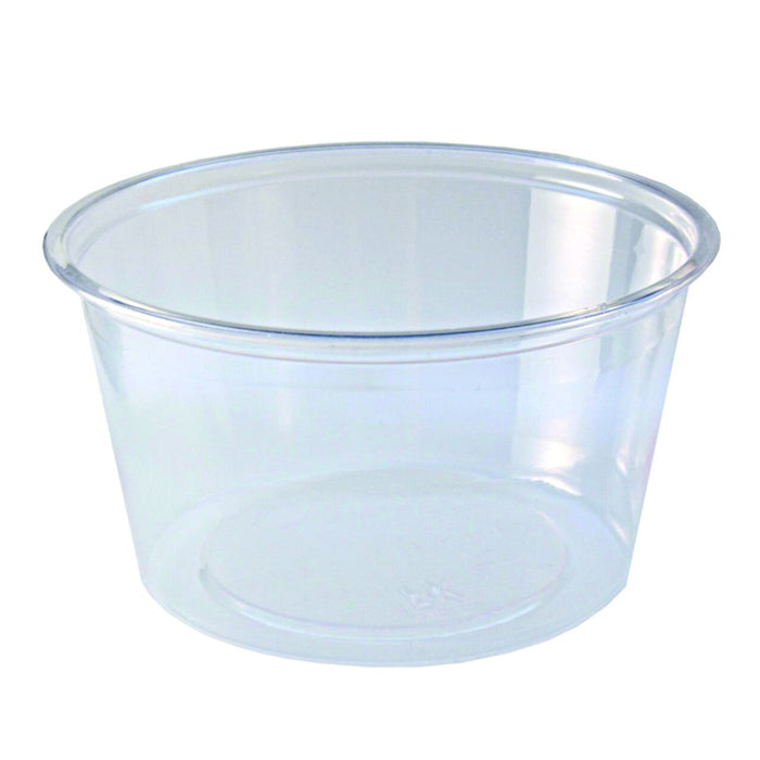 Salsera PLA transparente 110ml Ø76mm A40mm - 2000Uds