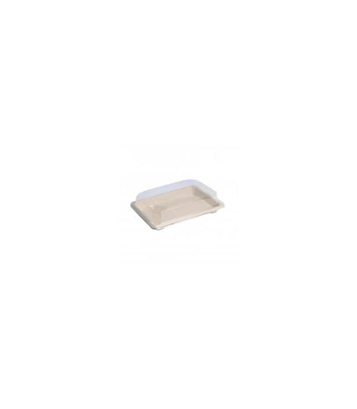 Tapa PET transparente para bandeja de pulpa 170x225mm A27mm - 500Uds