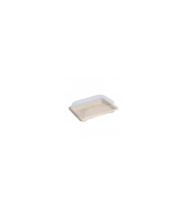 Tapa PET transparente para bandeja de pulpa 170x225mm A27mm - 500Uds