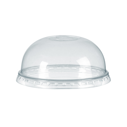 Tapa cúpula de PLA transparente con agujero en forma de cruz para 210GPLA361/452 Ø95mm - 1000Uds