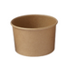 Tarrina de cartón kraft para caliente/frío 180ml Ø90mm A55mm - 500Uds