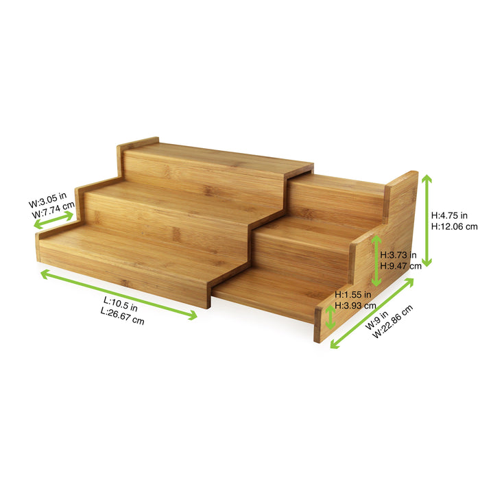 Suporte en bambú rectractable 265x232mm A120mm - 2Uds