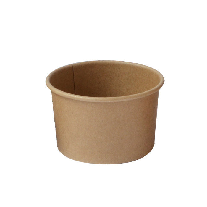 Tarrina de cartón negra para caliente/frío 90ml Ø74mm A45mm - 500Uds