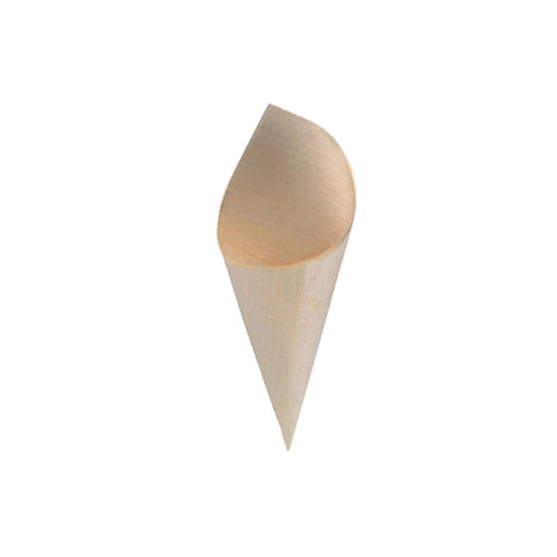 Mini cono de madera 70x130mm H180mm 147ml - 480Uds