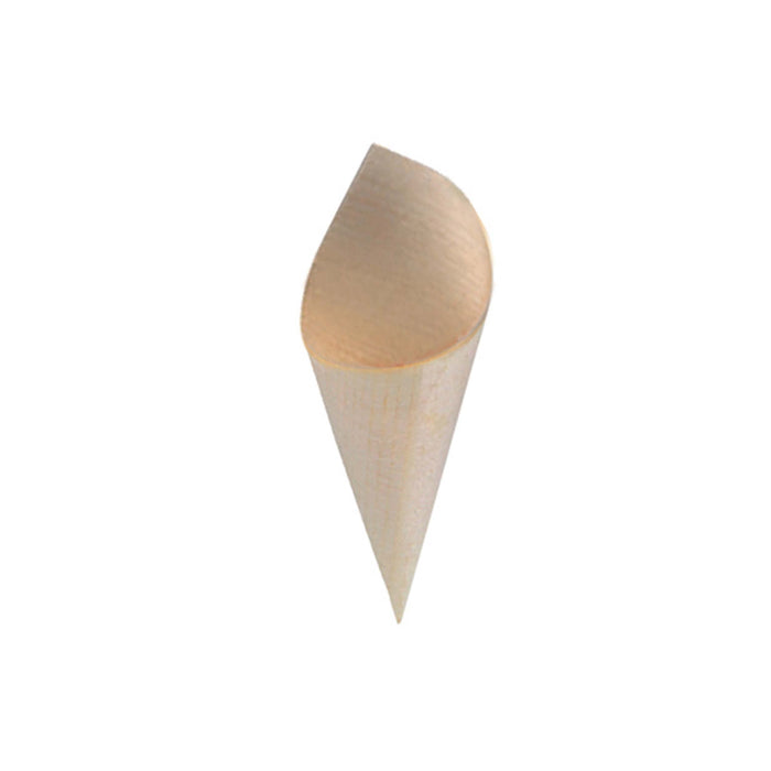 Mini cono de madera 70x130mm H180mm 147ml - 480Uds