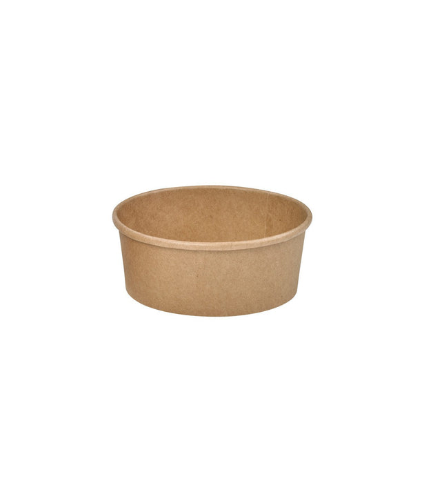 Ensaladera redonda multiusos BUCKATY cartón kraft 550ml Ø142mm A54mm - 400Uds